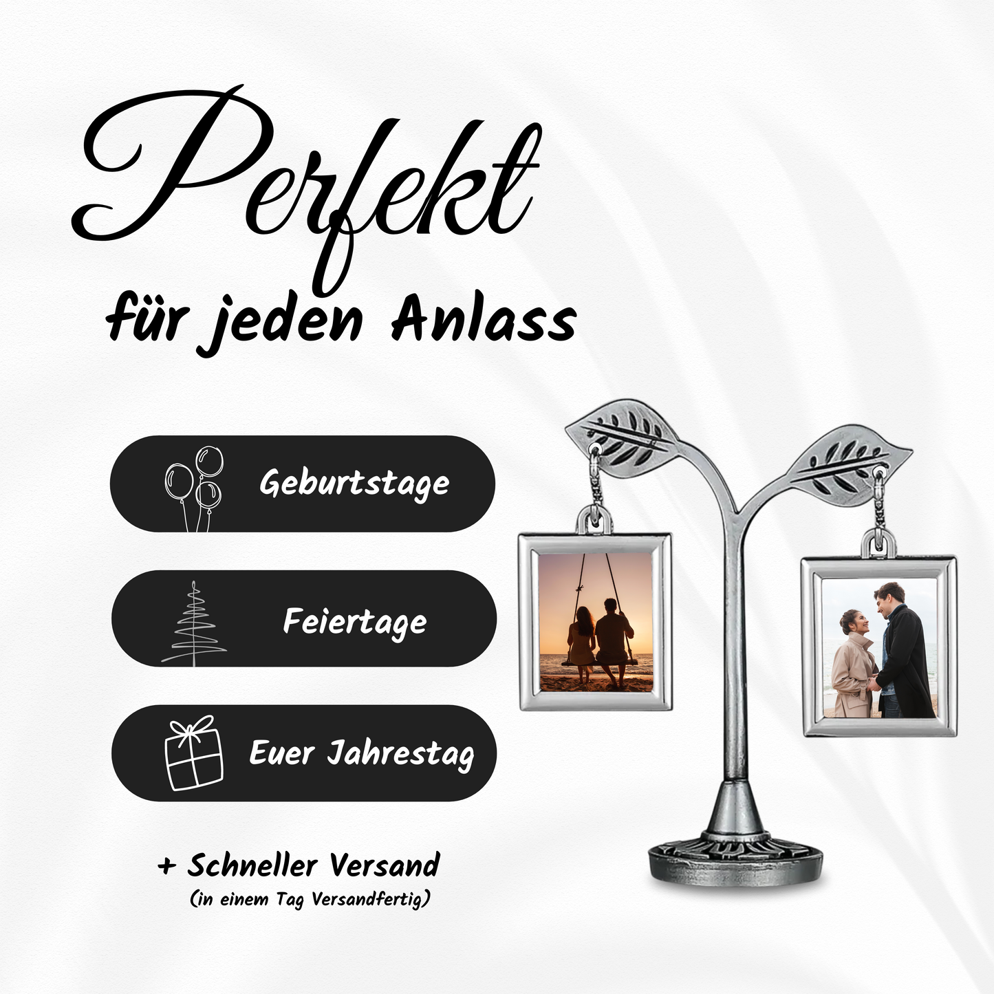 Personalisierter Familien-Fotorahmen-Baum